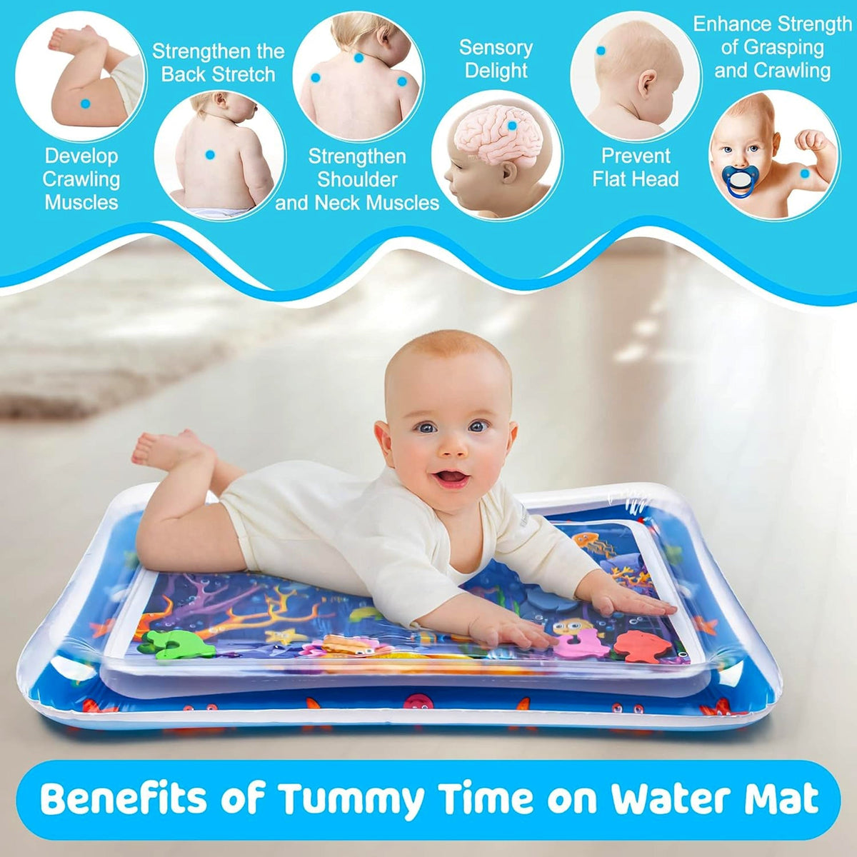 Water Play Mat for Babies