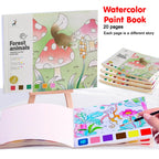 Forest Animals Water Color Book for Kids