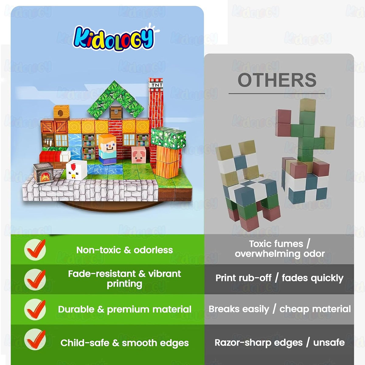 Magnetic Creative Builder Blocks ( 100 PCS )