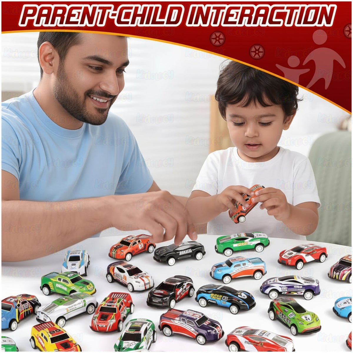 48PCS Die-Cast Pull Back Cars Set