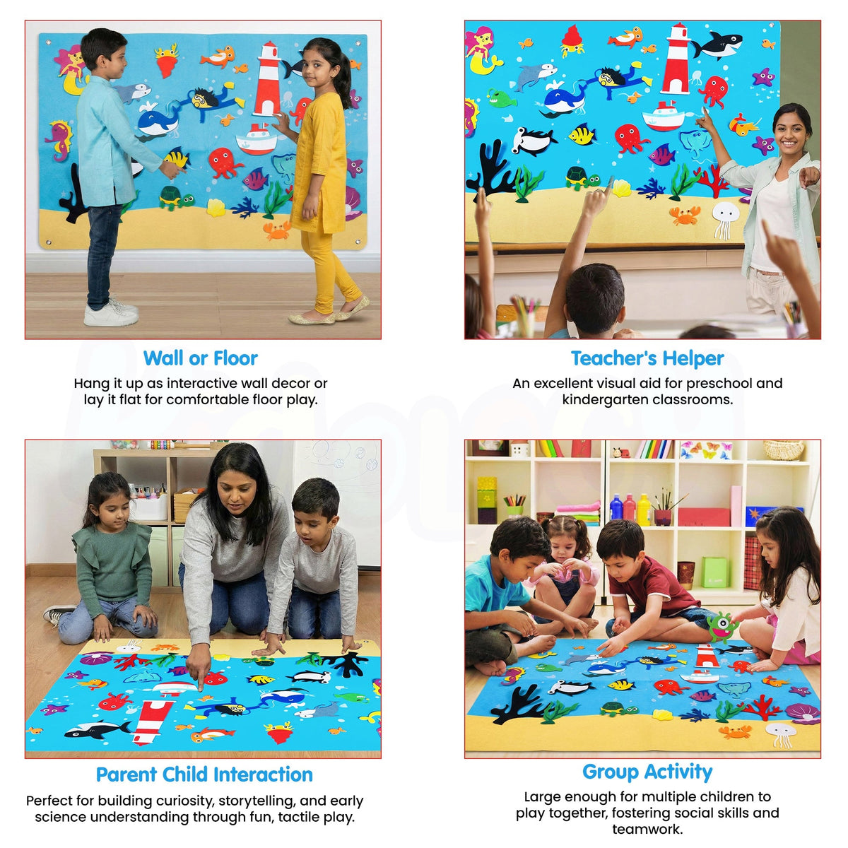 Montessori Felt Story Board Set