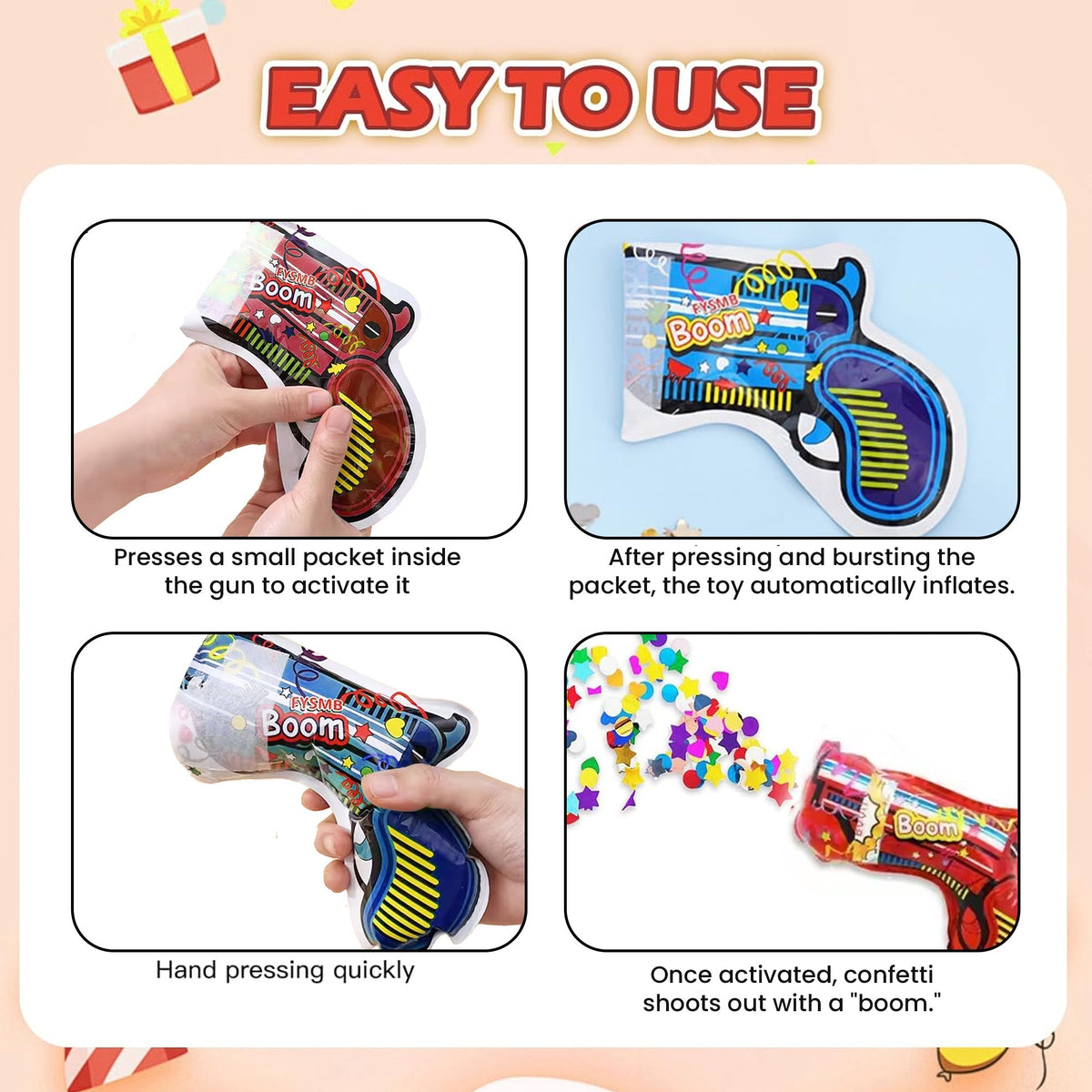 Inflatable Fireworks Guns (Set of 15)