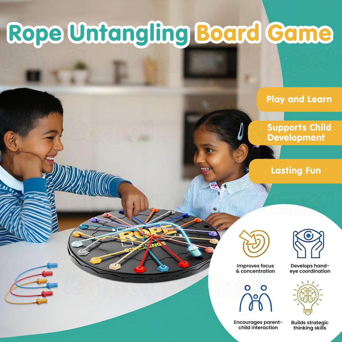 Rope Untangling Puzzle Game