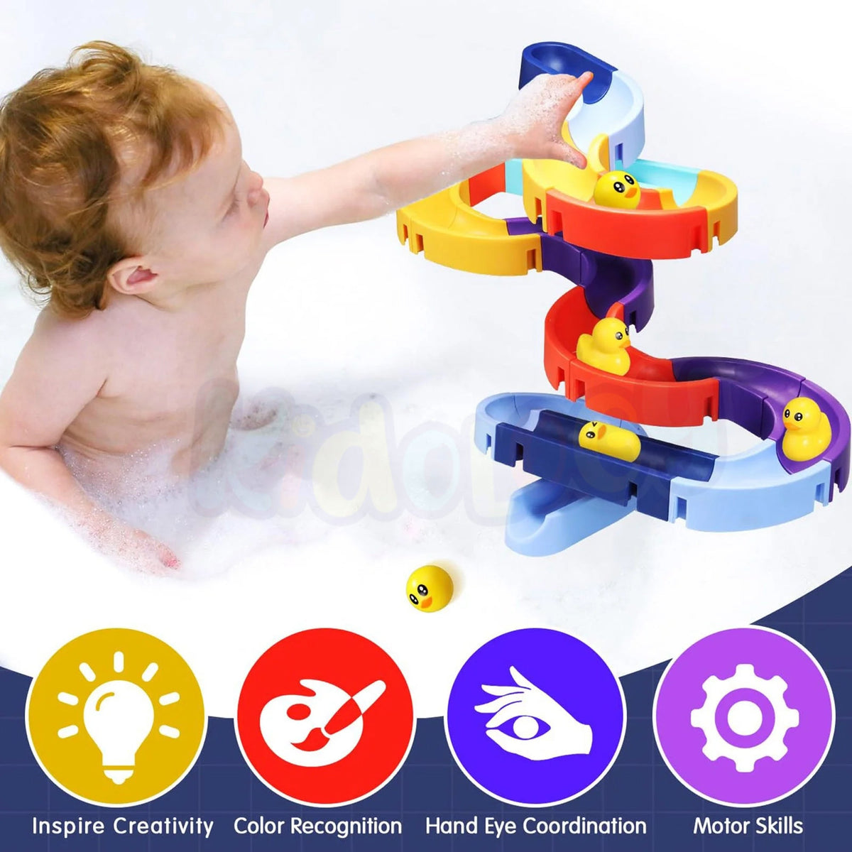 DUCK SLIDE BATH TOY