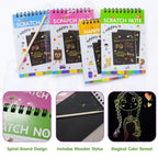 Scratch Art Notebook Set for Kids