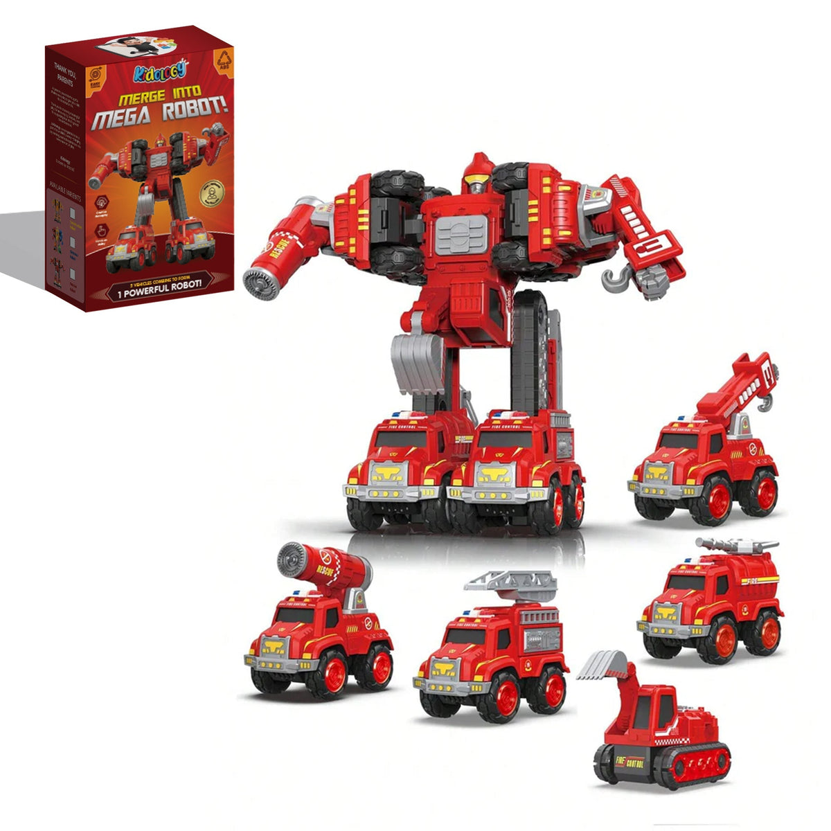 5-in-1 Robot Toy Set