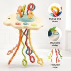 Elephant Pull String Montessori Baby Toy