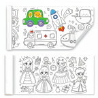 Drawing Book Coloring Paper Roll - Set of 2