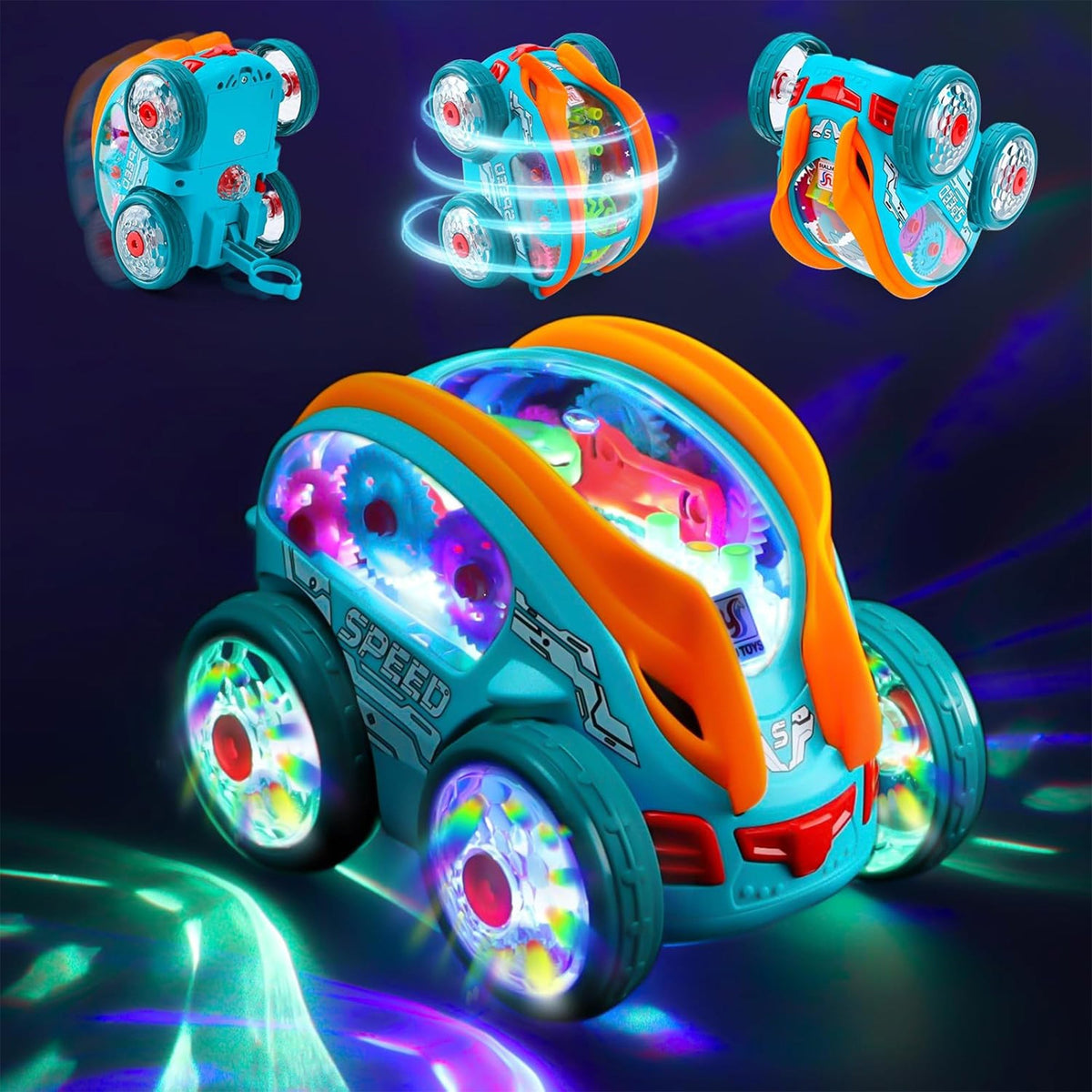 Speedlite Dynamic Gear-Powered Car