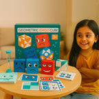 Montessori Cartoon Cube: Educational Toy