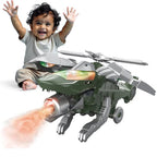 Flash-Spray Go Action LED Musical Chopper
