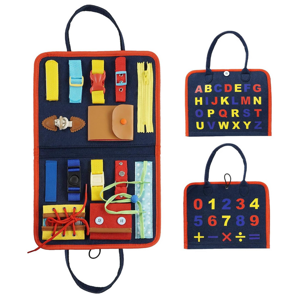 ALPHABETS AND NUMBERS BUSY BOARD