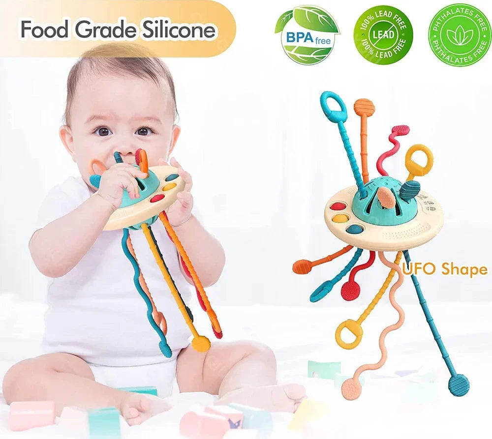 The Montessori UFO Silicone Toy