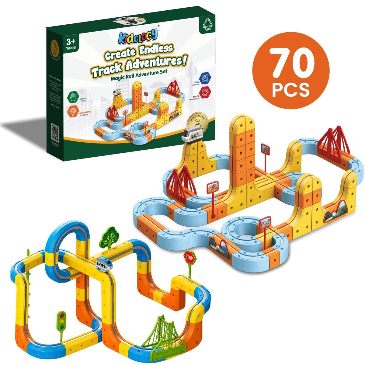 Magnetic Monorail DIY Versatile Track Car