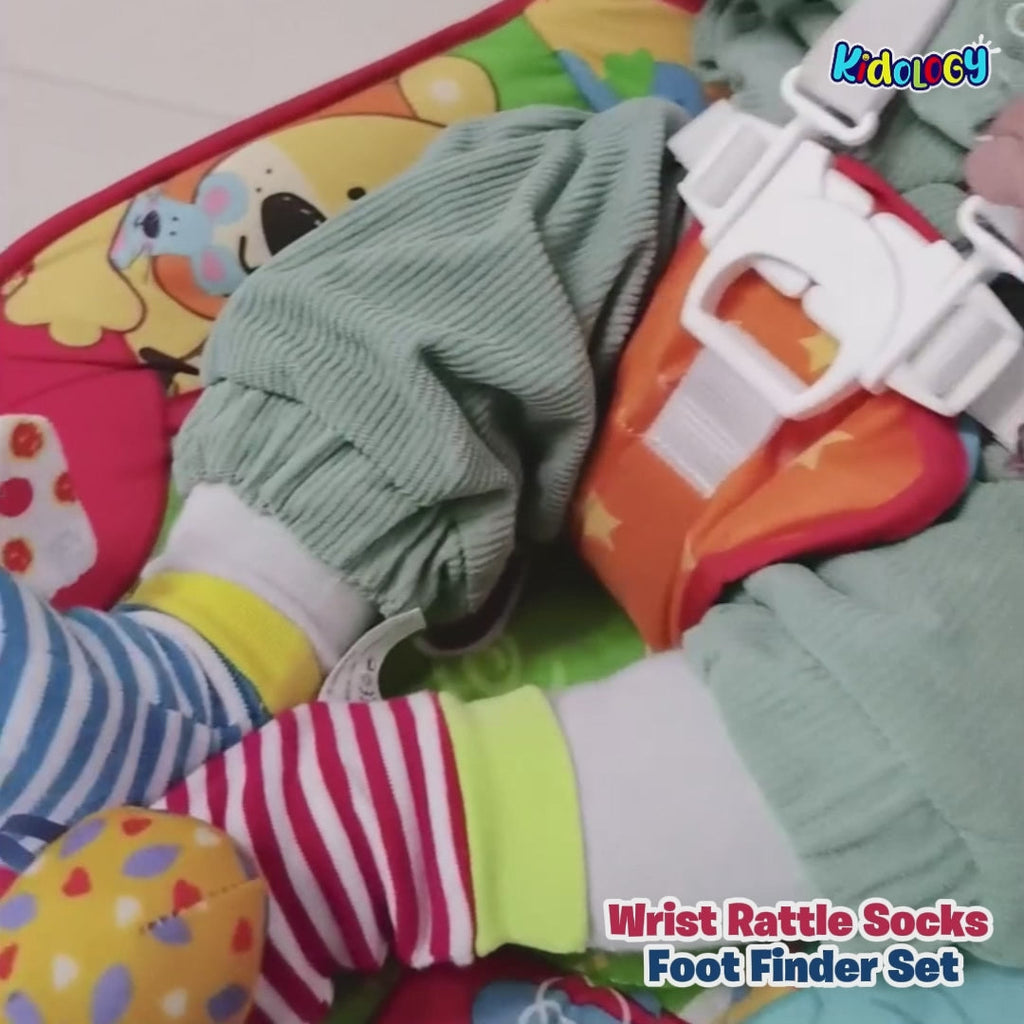 Baby Sensory Rattle Socks Set