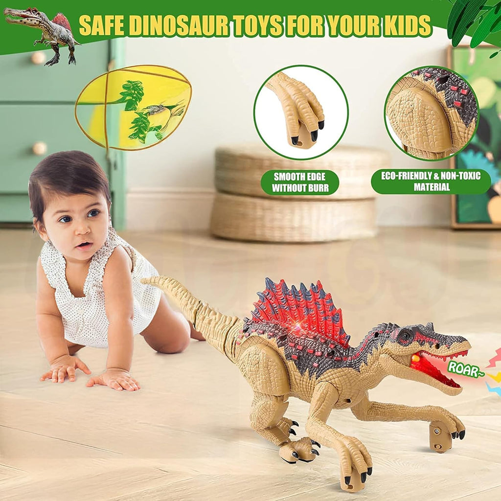 Walking and Roaring Remote Control Dinosaur Toy