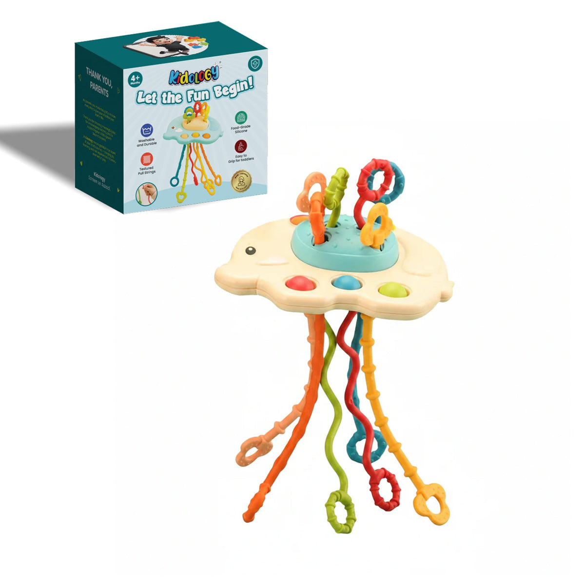 The Montessori UFO Silicone Toy