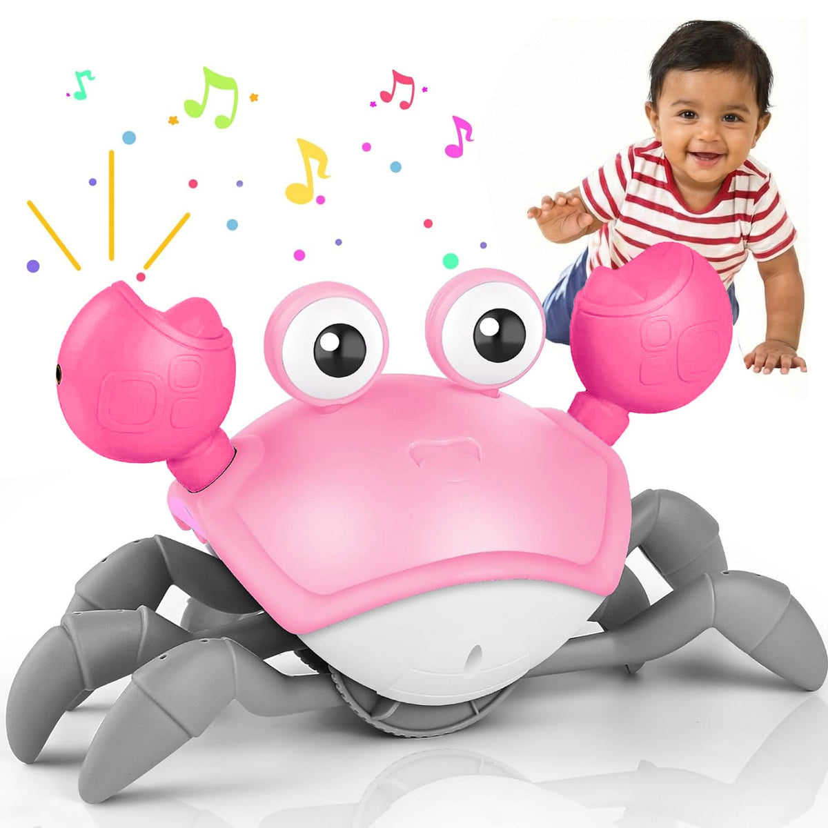 Dancing Musical Crawling Crab Baby Toy