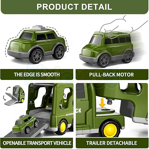 5-in-1 Rescue Vehicles Military Truck