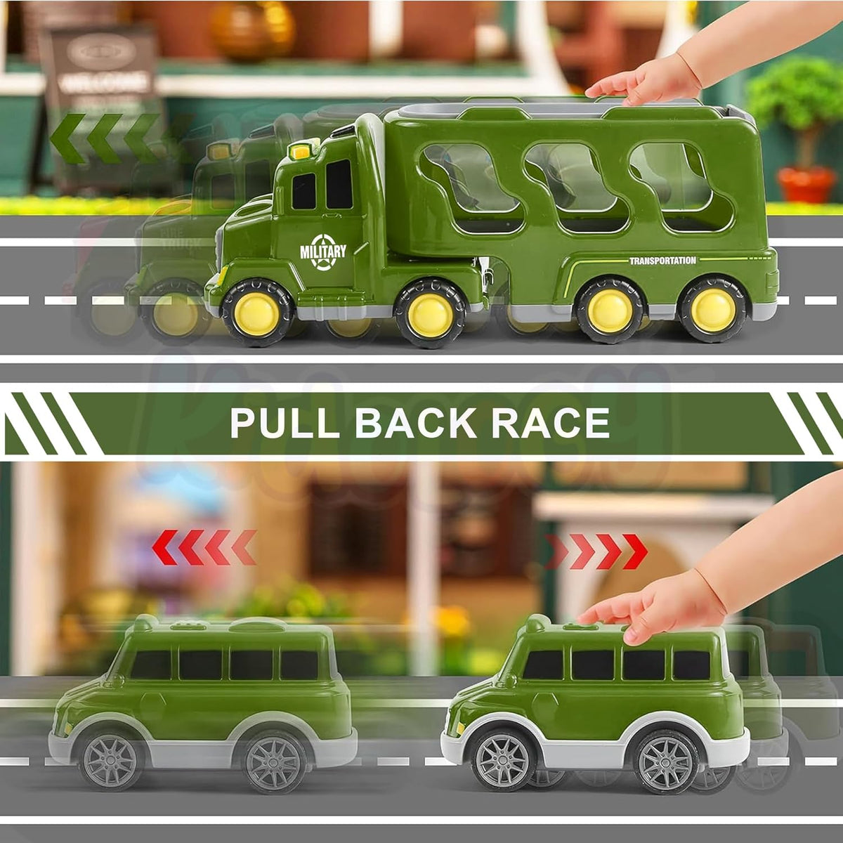 5-in-1 Rescue Vehicles Military Truck