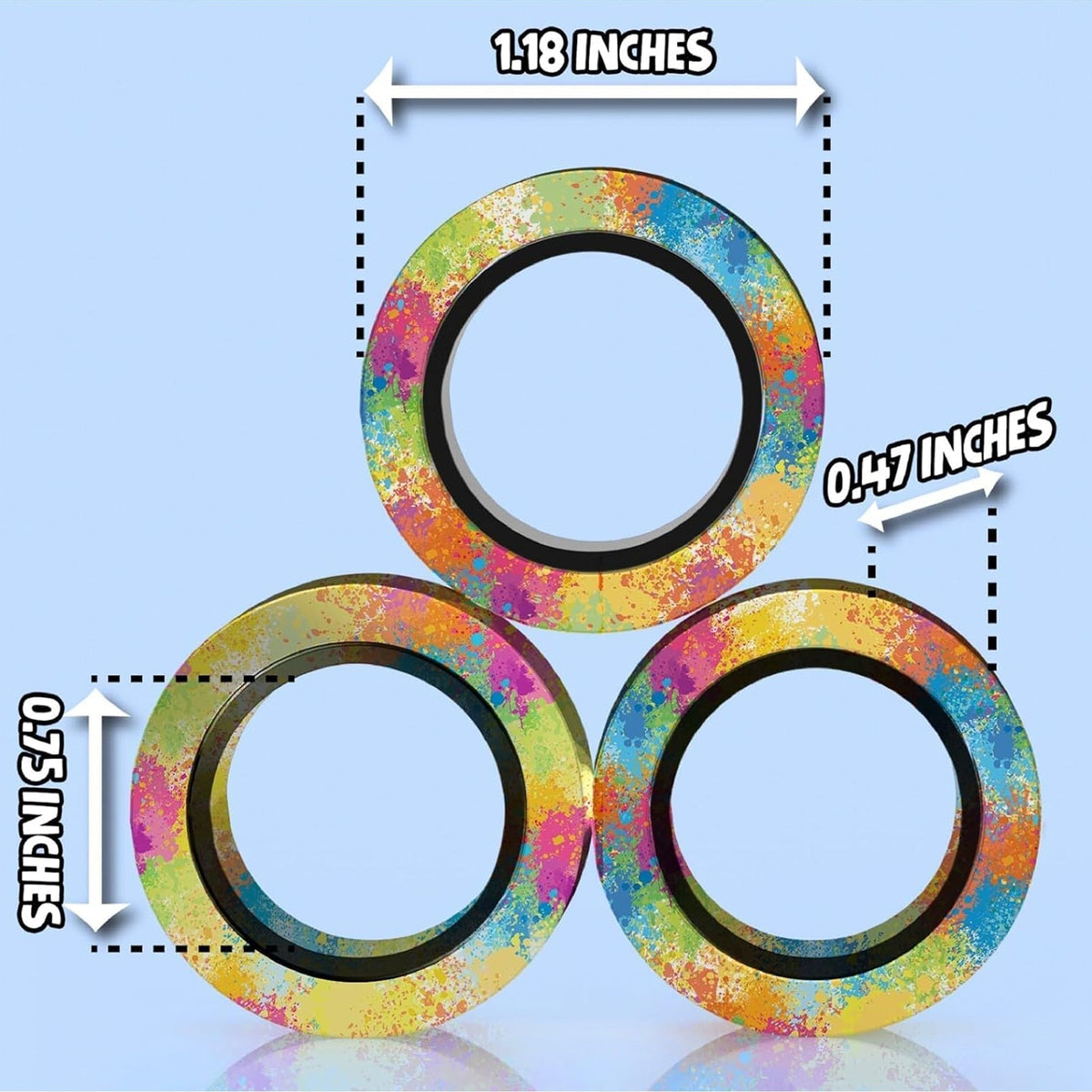 Magnetic Rings Fidget Toy