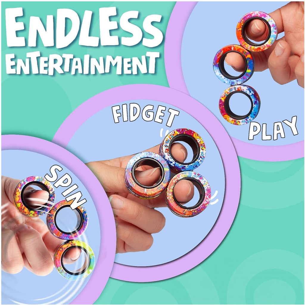 Magnetic Rings Fidget Toy