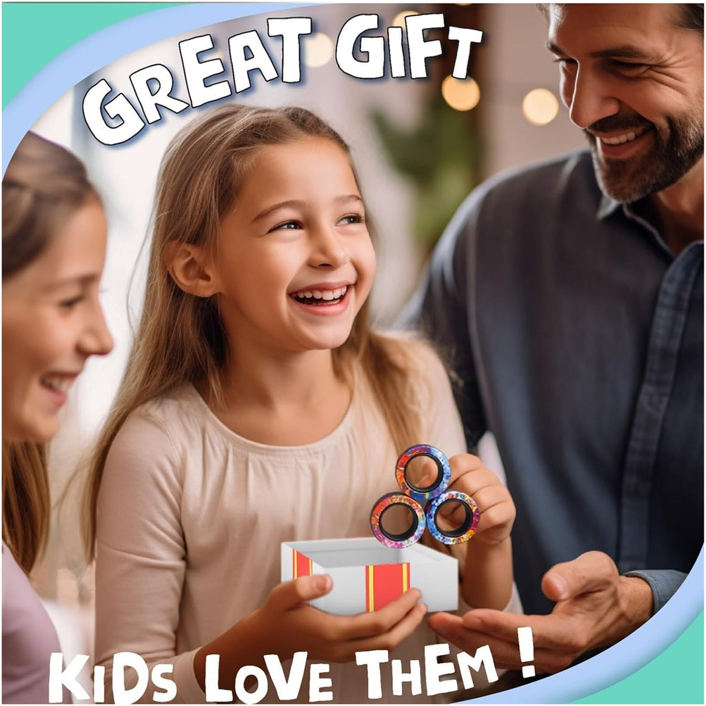 Magnetic Ring Spinner Therapy Toy